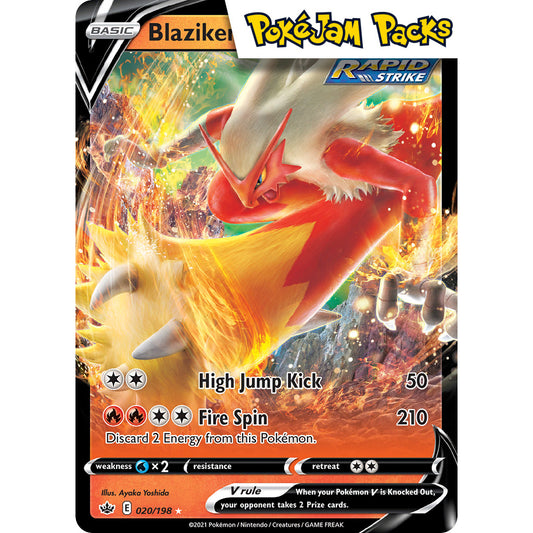 Blaziken V - 020/198 - Ultra Rare - Chilling Reign - Pokémon TCG