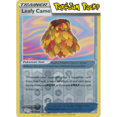 Leafy Camo Poncho - 160/195 - Uncommon Reverse Holo - Silver Tempest - Pokemon TCG