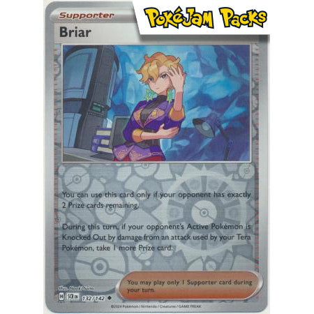 Briar - 132/142 - Uncommon Reverse Holo - Stellar Crown - Pokémon TCG