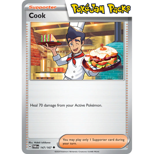 Cook - 147/167 - Uncommon - Twilight Masquerade - Pokémon TCG