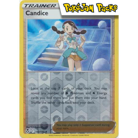 Candice - 152/195 - Uncommon Reverse Holo - Silver Tempest - Pokémon TCG