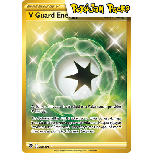 V Guard Energy - 215/195 - Secret Rare - Silver Tempest - Pokémon TCG