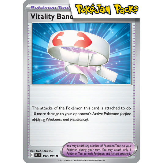 Vitality Band - 197/198 - Uncommon - Scarlet & Violet - Pokémon TCG