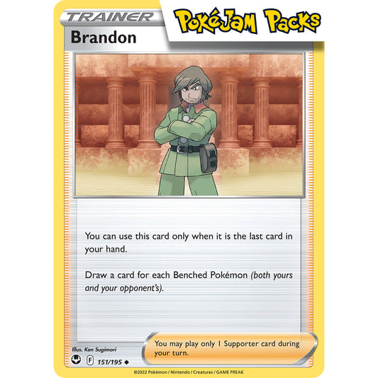 Brandon - 151/195 - Uncommon - Silver Tempest - Pokémon TCG