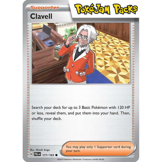 Clavell - 177/193 - Common - Paldea Evolved - Pokémon TCG