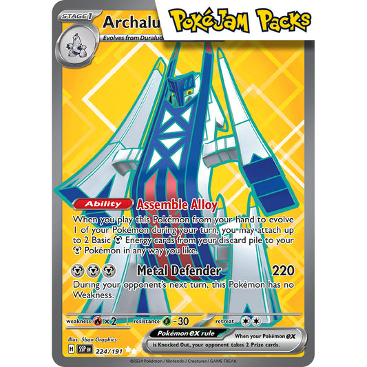 Archaludon ex - 224/191 - Full Art Secret Rare - Surging Sparks - Pokémon TCG