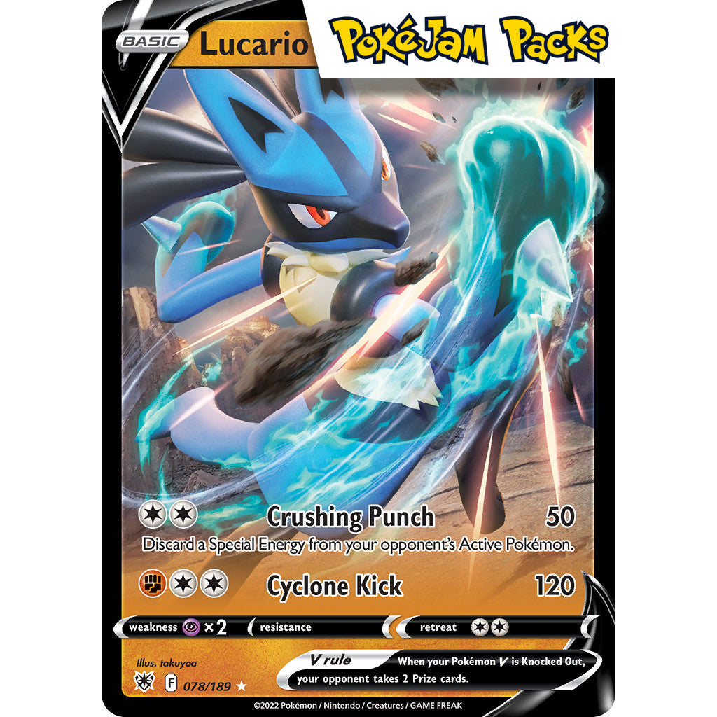 Lucario V - 078/189 - Ultra Rare - Astral Radiance - Pokémon TCG