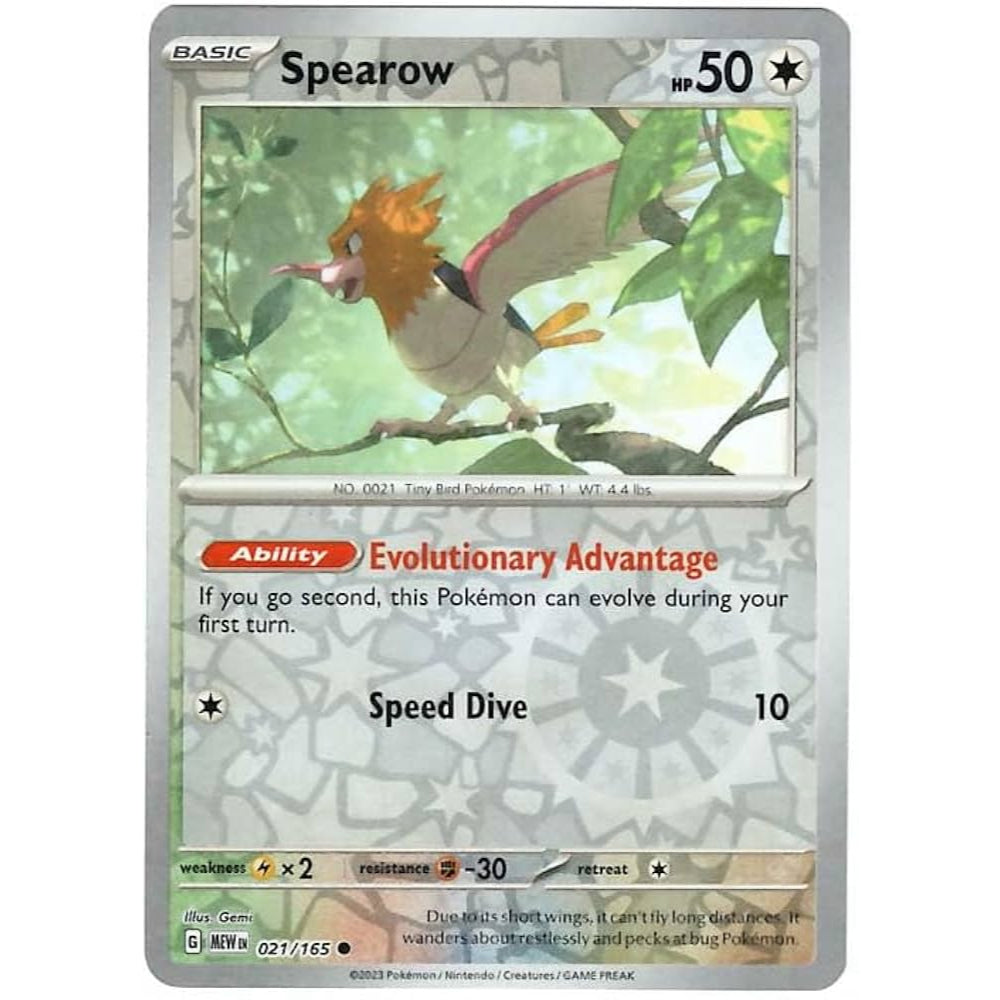 Reverse Holo Singles: Colorless, Fire, Fighting & Psychic - Scarlet & Violet 151 Pokémon TC