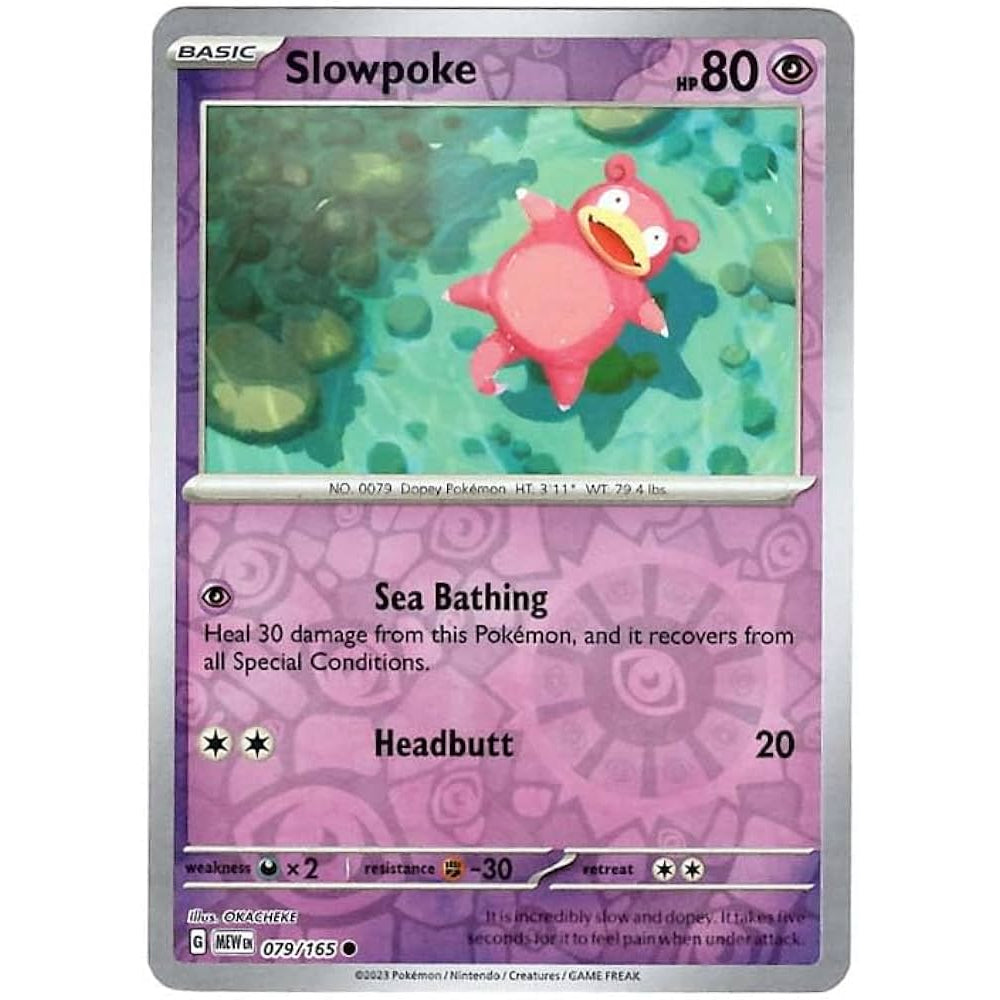 Reverse Holo Singles: Colorless, Fire, Fighting & Psychic - Scarlet & Violet 151 Pokémon TC