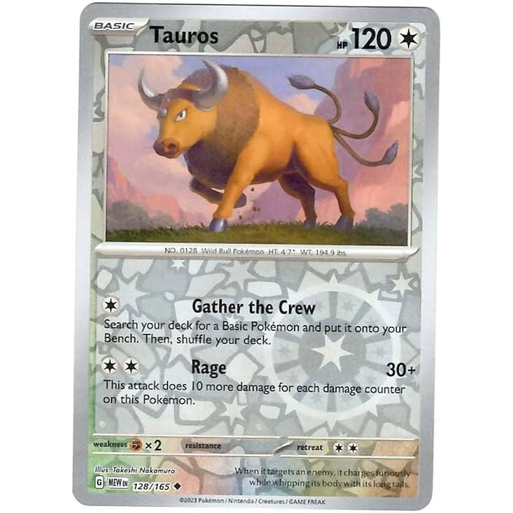 Reverse Holo Singles: Colorless, Fire, Fighting & Psychic - Scarlet & Violet 151 Pokémon TC