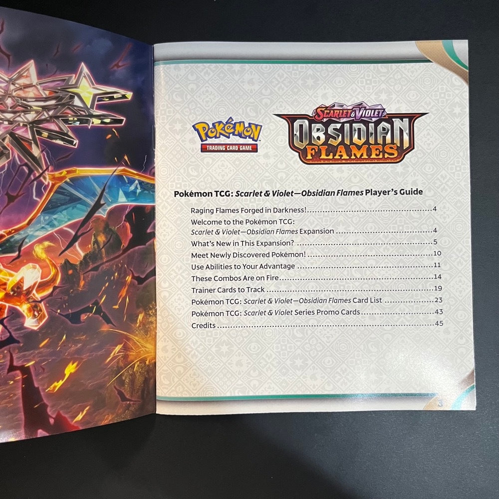 Pokémon Player's Guide - Obsidian Flames - Pokémon TCG