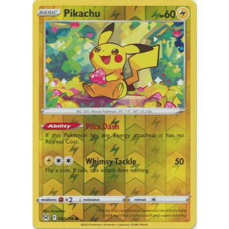 Pikachu Cards - Normal, Common/Uncommon, Reverse Holo - Pokémon TCG