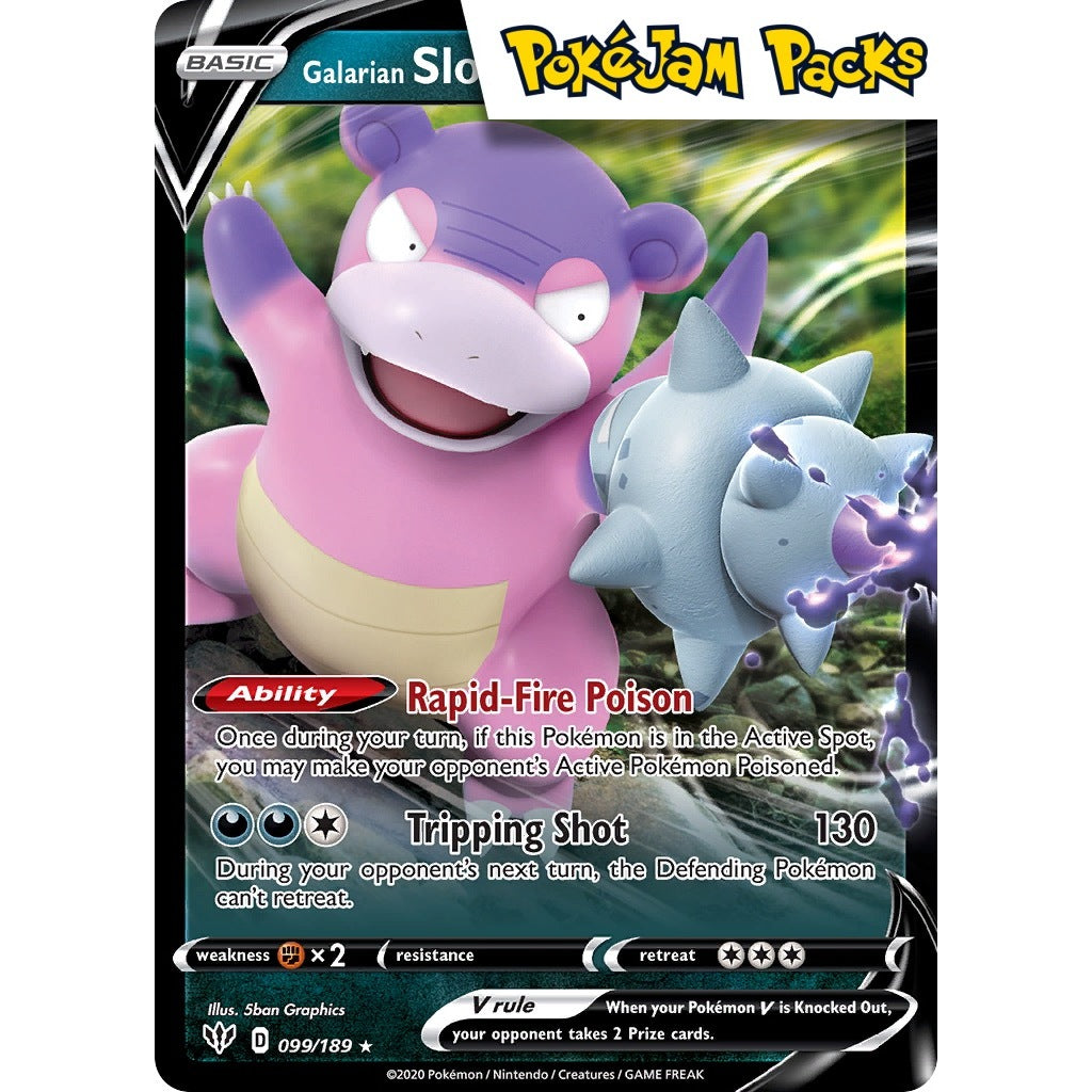 Galarian Slowbro V - 099/189 - Ultra Rare - Sword & Shield - Pokemon TCG