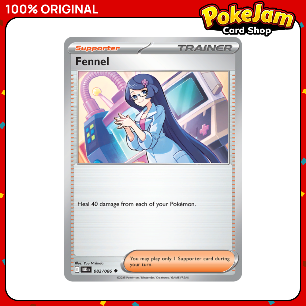 Fennel 82/86 - Uncommon - Black Bolt - Pokemon Card