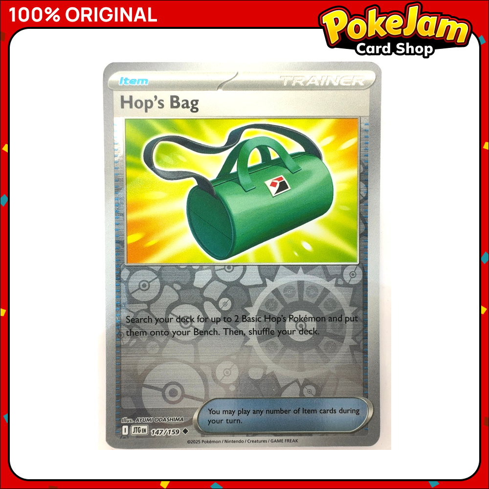 Hop's Bag 147/159 - Reverse Hologram - Journey Together - Pokemon Card