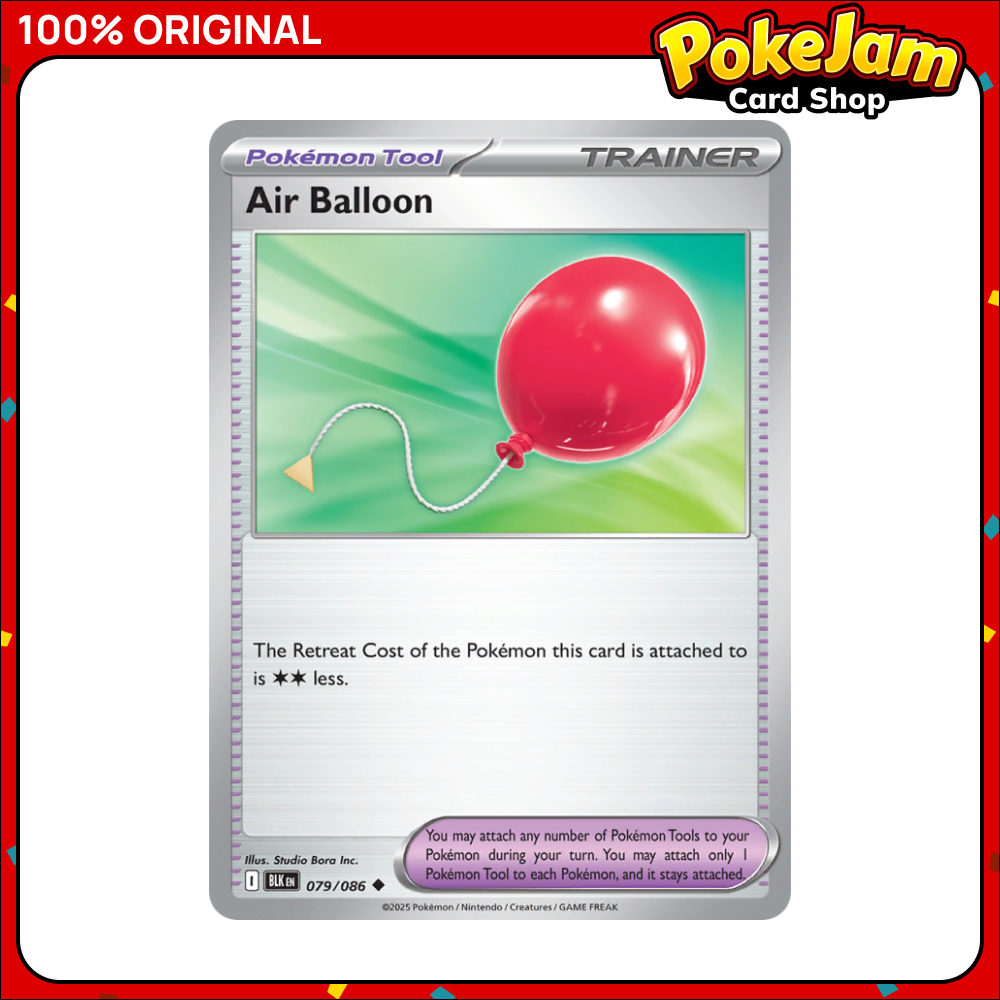 Air Balloon 79/86 - Uncommon - Black Bolt - Pokemon Card