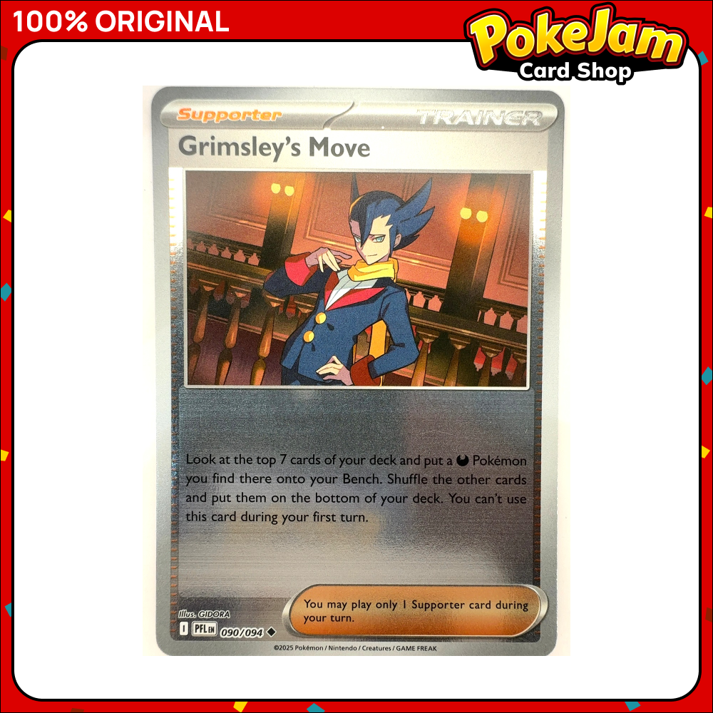 Grimsley's Move 90/94 - Reverse Hologram - Phantasmal Flames - Pokemon Card