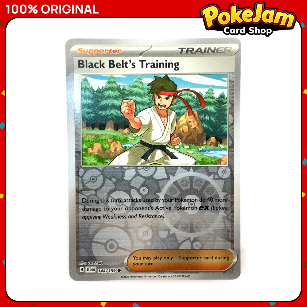 Black Belt's Training 144/159 - Reverse Hologram - Journey Together - Pokemon Card
