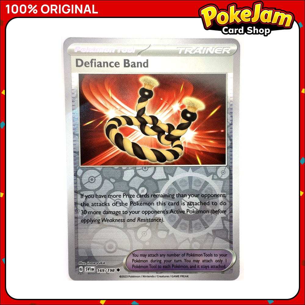Defiance Band 169/198 - Reverse Hologram - Scarlet & Violet - Pokemon Card