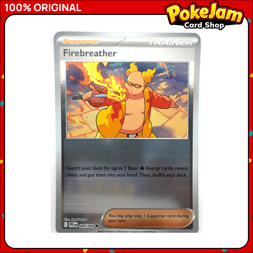 Firebreather 89/94 - Reverse Hologram - Phantasmal Flames - Pokemon Card