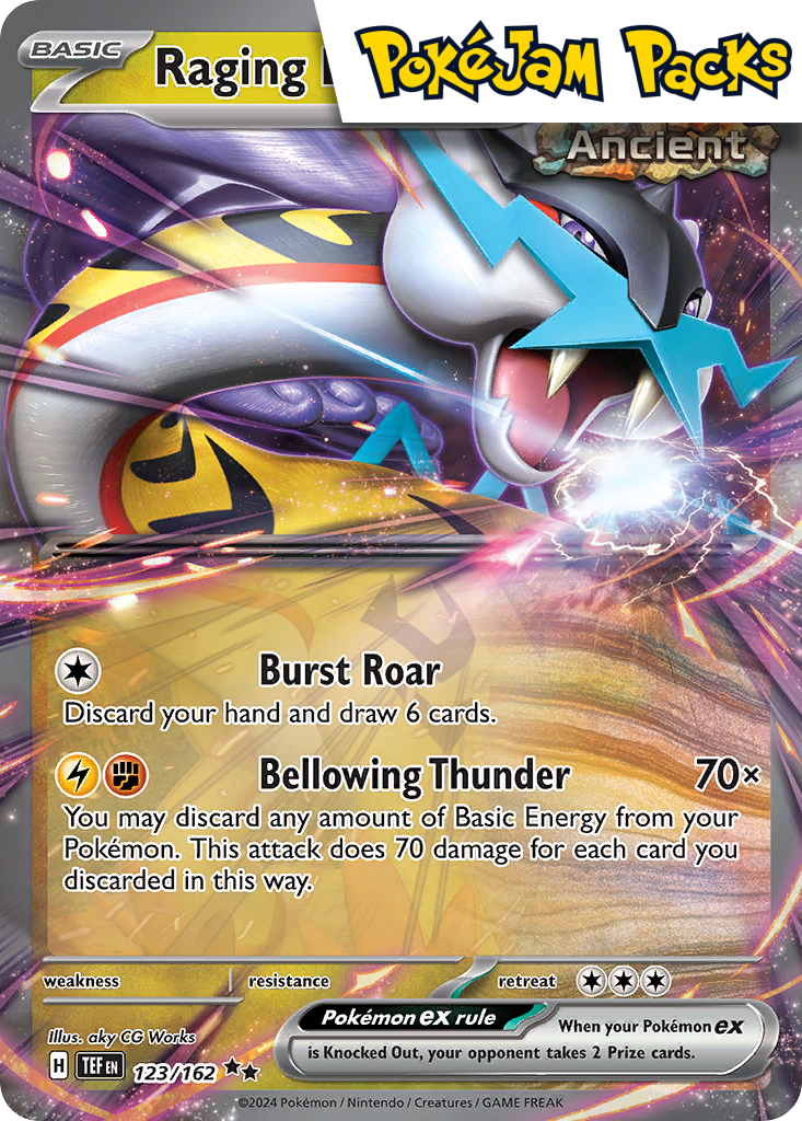 Raging Bolt ex - 123/162 - Ultra Rare - Temporal Forces - Pokemon TCG