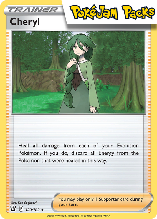 Cheryl - 123/163 - Uncommon - Battle Styles - Pokemon TCG
