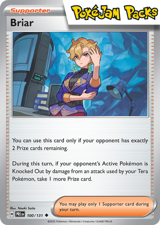 Briar - 100/131 - Uncommon - Prismatic Evolutions - Pokemon TCG