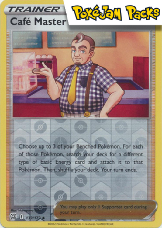 Cafe Master - 133/172 - Uncommon Reverse Holo - Brilliant Stars - Pokemon TCG