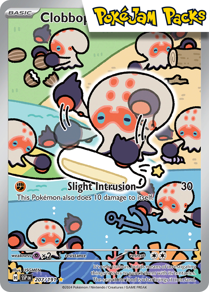Clobbopus - 207/191 - Illustration Rare - Surging Sparks - Pokemon TCG