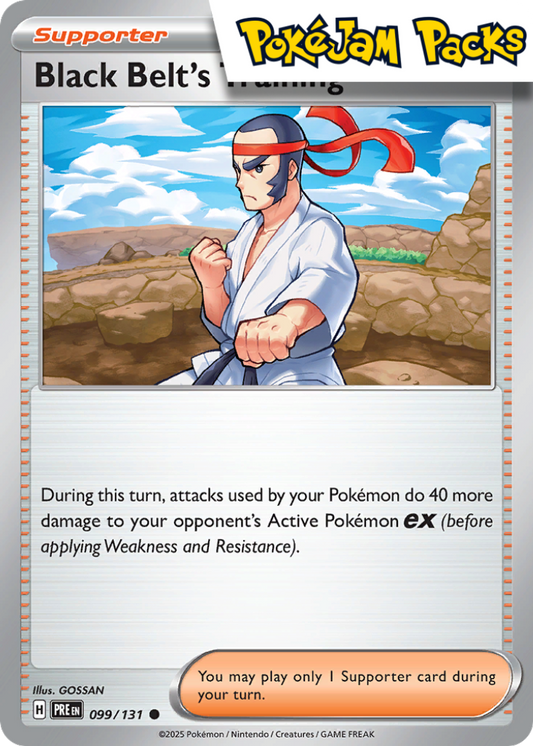 Black Belt's Training - 099/131 - Common - Prismatic Evolutions - Pokemon TCG