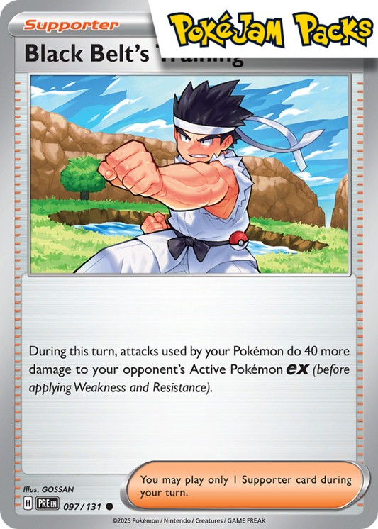 Black Belt's Training - 097/131 - Common - Prismatic Evolutions - Pokemon TCG