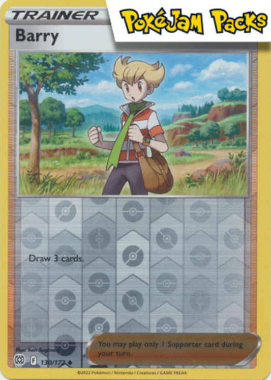 Barry - 130/172 - Uncommon Reverse Holo - Brilliant Stars - Pokemon TCG
