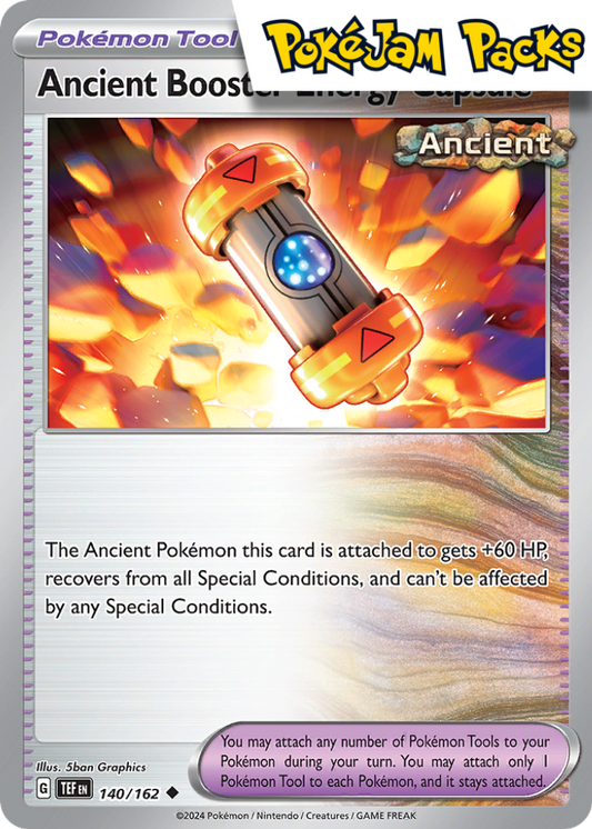 Ancient Booster Energy Capsule - 140/162 - Uncommon - Temporal Forces - Pokemon TCG