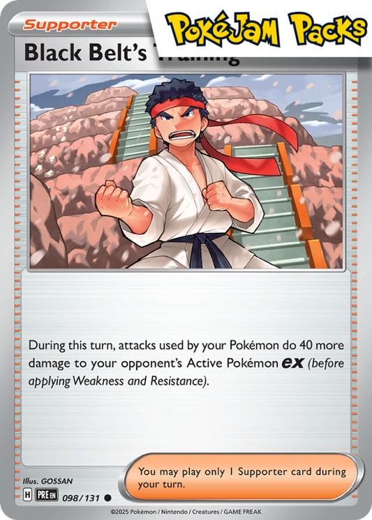 Black Belt's Training - 098/131 - Common - Prismatic Evolutions - Pokemon TCG