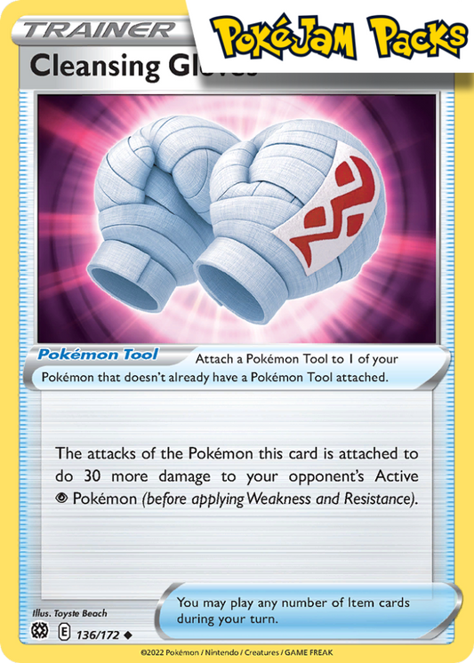 Cleansing Gloves - 136/172 - Uncommon - Brilliant Stars - Pokemon TCG