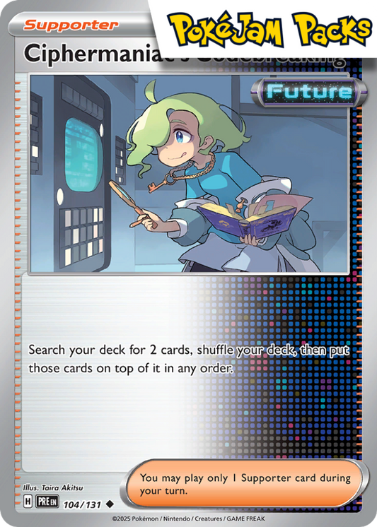 Ciphermaniac's Codebreaking - 104/131 - Uncommon - Prismatic Evolutions - Pokemon TCG