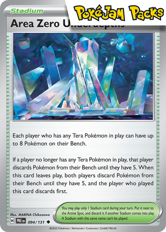 Area Zero Underdepths - 094/131 - Uncommon - Prismatic Evolutions - Pokemon TCG