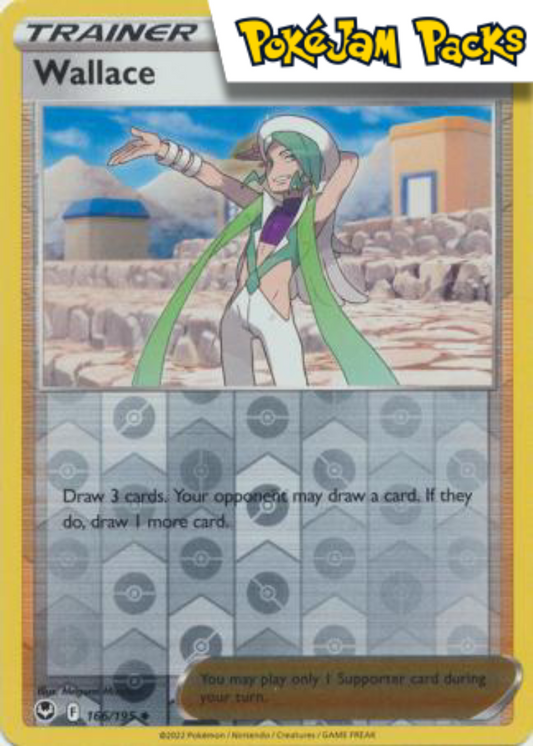 Wallace - 166/195 - Uncommon Reverse Holo - Silver Tempest - Pokemon TCG