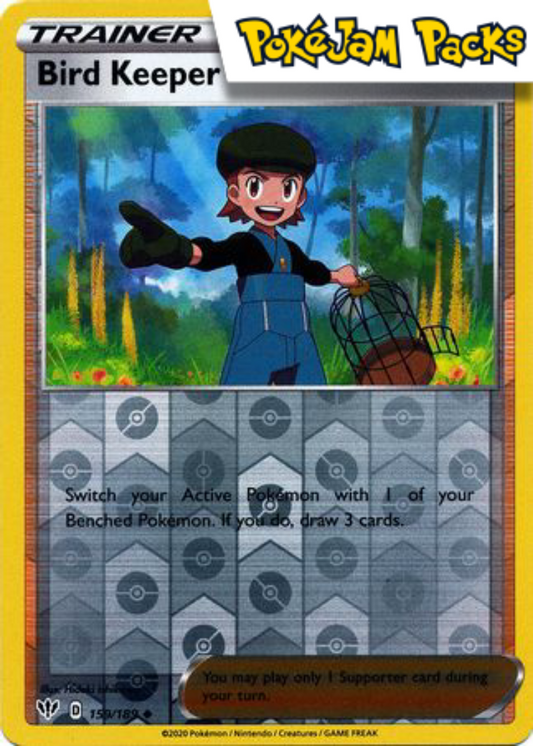 Bird Keeper - 159/189 - Uncommon Reverse Holo - Darkness Ablaze - Pokemon TCG