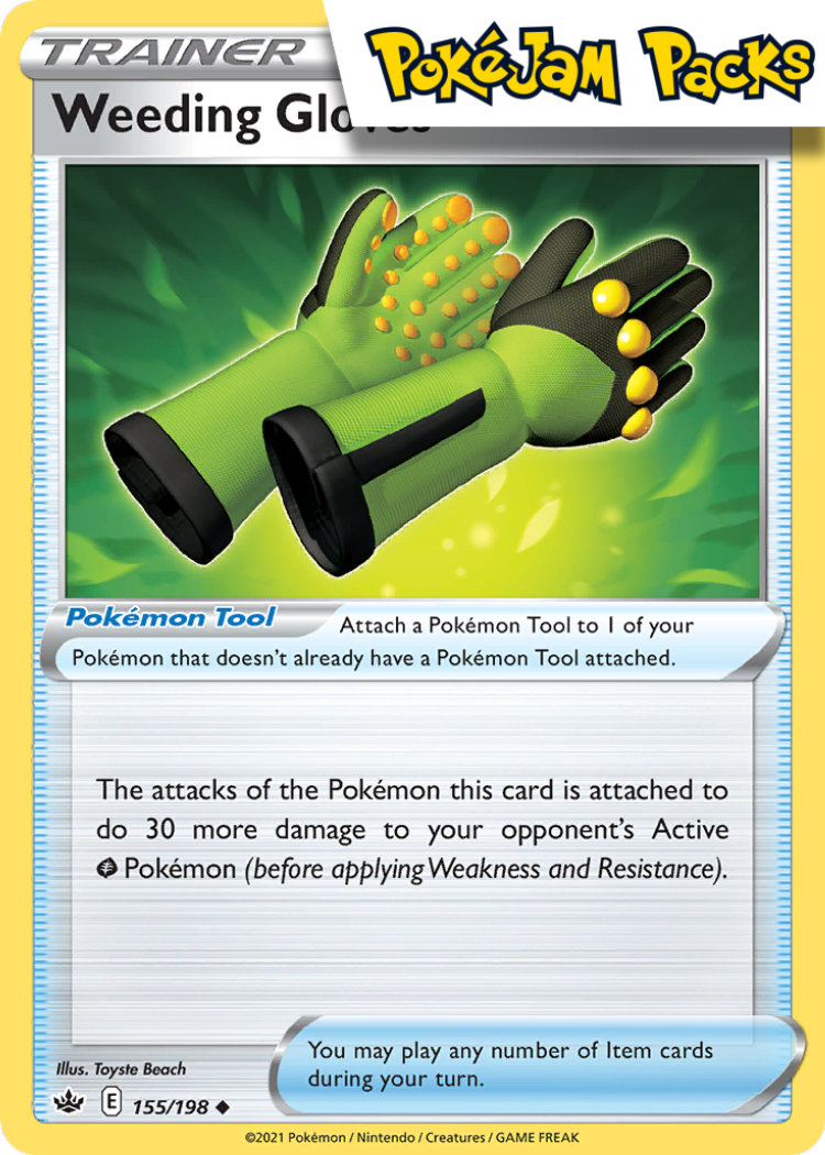 Weeding Gloves - 155/198 - Uncommon - Chilling Reign - Pokemon TCG