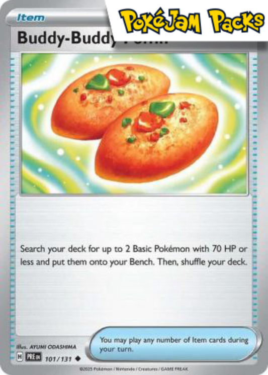 Buddy - Buddy Poffin - 101/131 - Prismatic Evolutions - Pokemon TCG