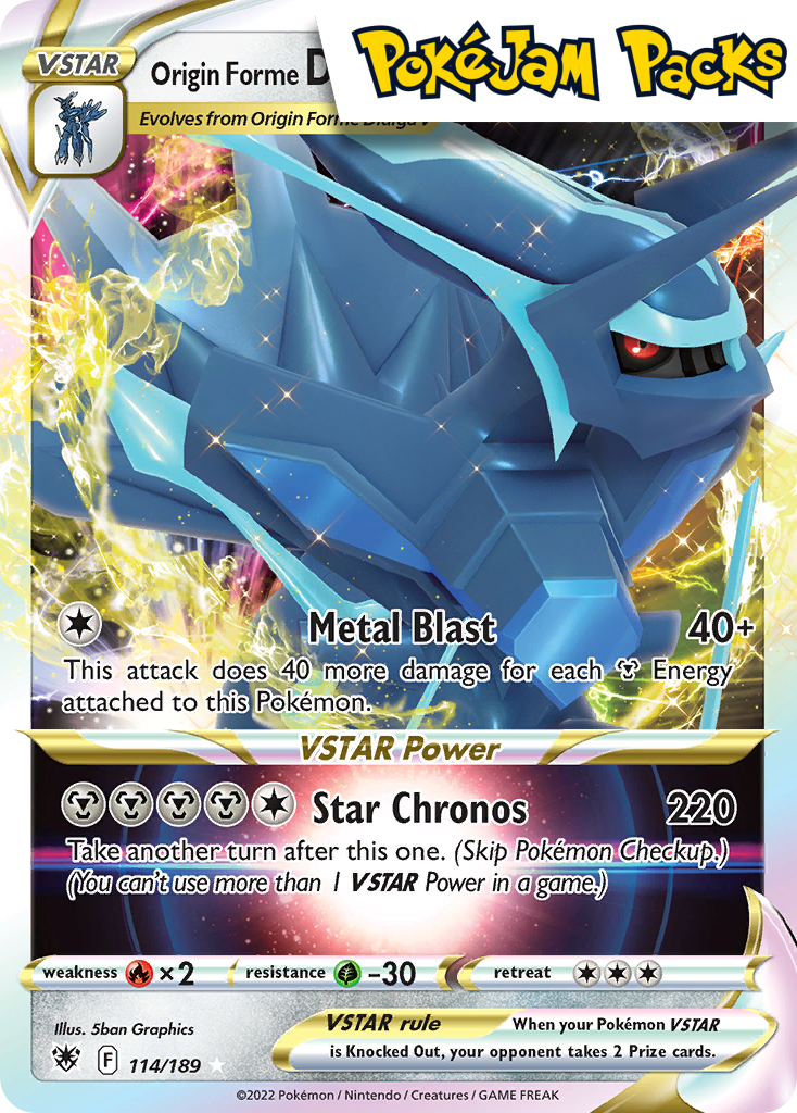 Origin Forme Dialga VSTAR - 114/189 - Ultra Rare - Astral Radiance - Pokemon TCG