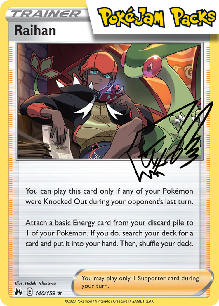 Raihan - 140/159 - Holo Rare - Crown Zenith - Pokemon TCG