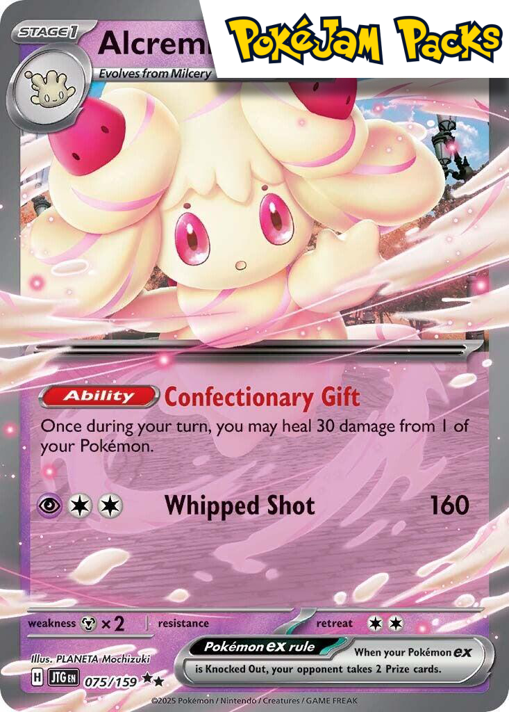Alcremie ex - 075/159 - Ultra Rare - Journey Together - Pokemon TCG