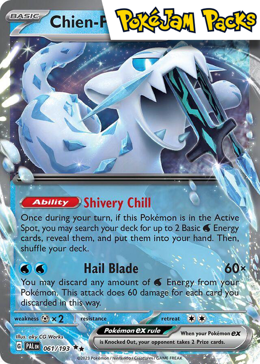 Chien - Pao ex - 061/193 - Ultra Rare - Paldea Evolved - Pokemon TCG