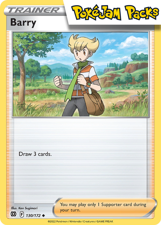Barry - 130/172 - Uncommon - Brilliant Stars - Pokemon TCG