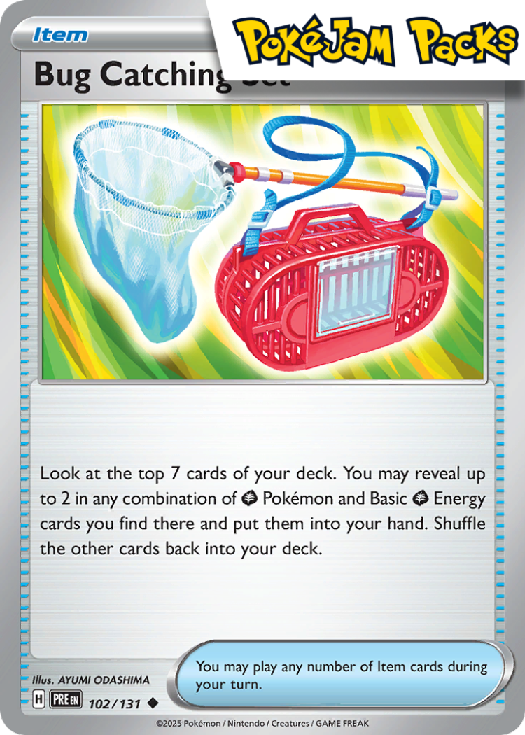 bug pokemon cards Bug Catching Set - 102/131 - Uncommon - Prismatic Evolutions