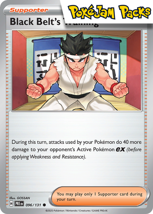 Black Belt's Training - 096/131 - Common - Prismatic Evolutions - Pokemon TCG