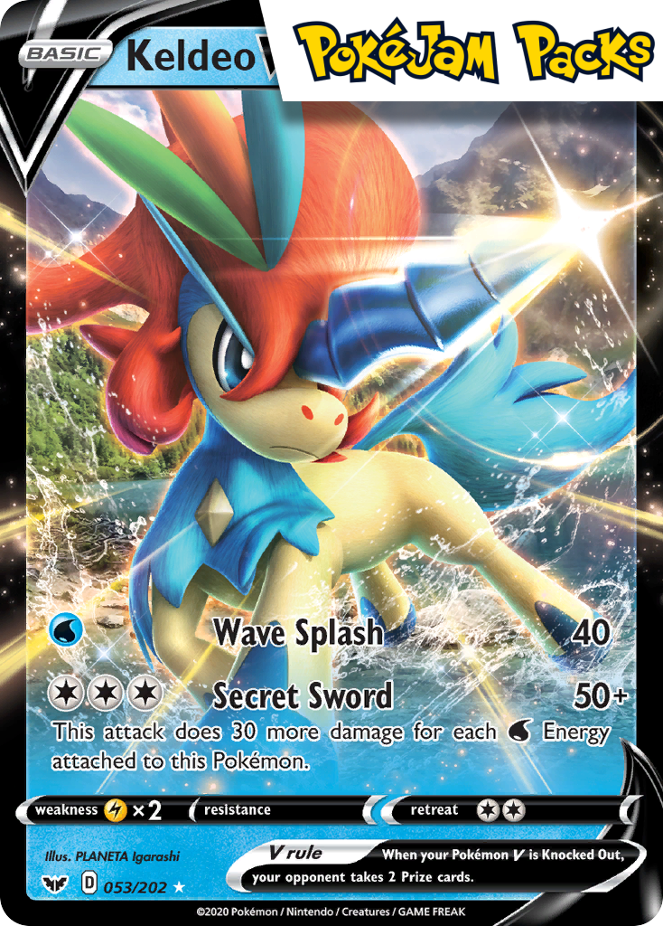 Keldeo V - 053/202 - Ultra Rare - Sword & Shield - Pokemon TCG