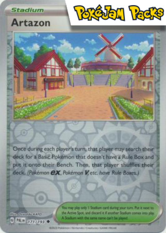 Artazon - 171/193 - Uncommon Reverse Holo - Paldea Evolved - Pokemon TCG